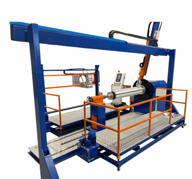 Horizontal winding machine
