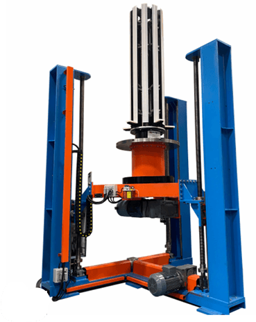 Vertical winding machine