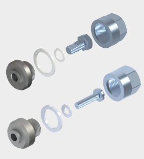 Locking piece DIN 42558